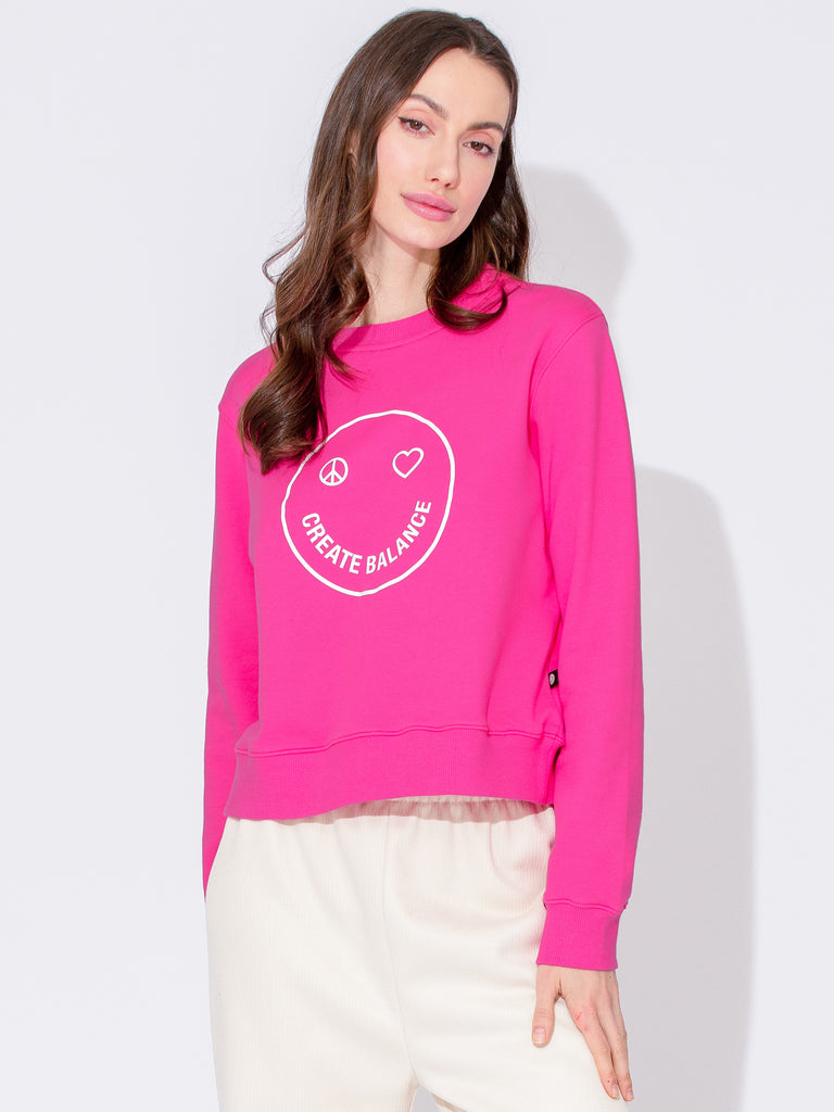 HAPPY GLOW SWEATSHIRT, DIVA