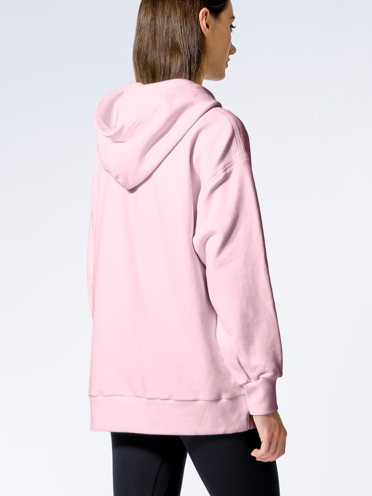 HAPPY GLOW ZIP HOODIE, PINK