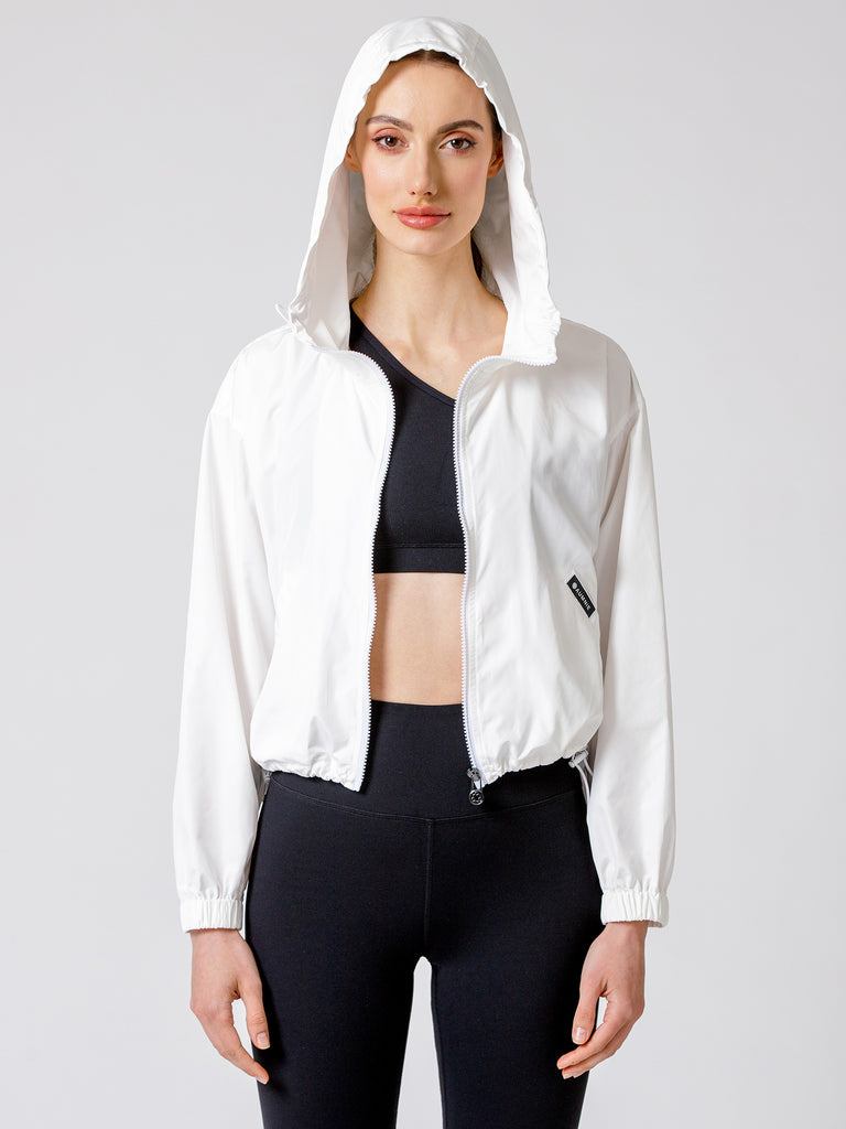 BREEZE EVERYDAY WINDBREAKER,WHITE