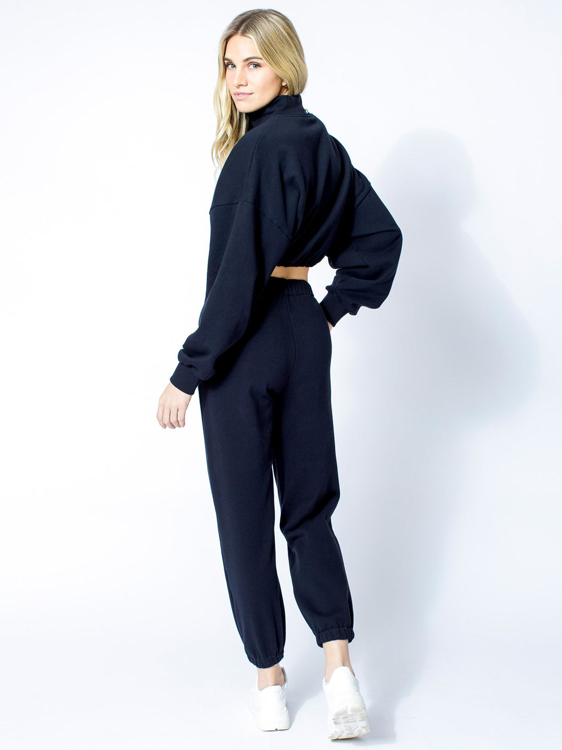 COTTON SWEATPANTS, BLACK