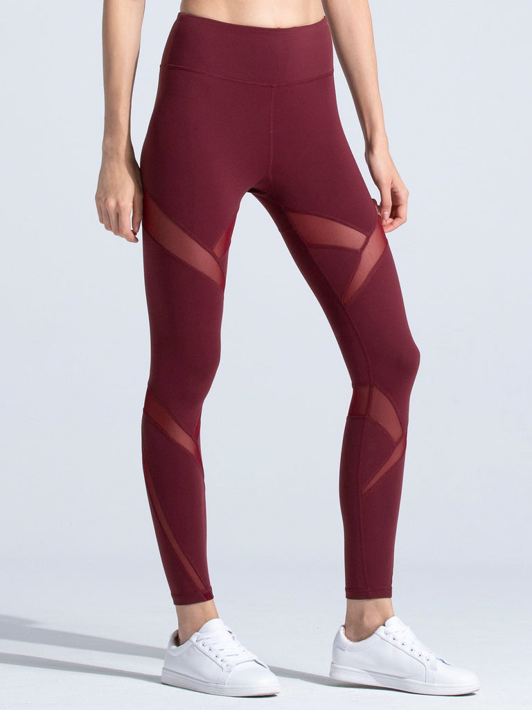 DRIFT PANTS, BORDEAUX/BORDEAUX MESH