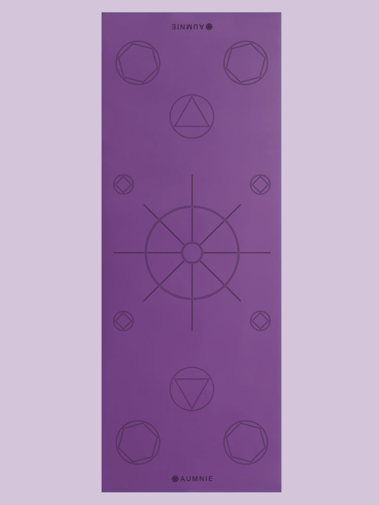 M@ QUANTUM YOGA MAT, NIRVANA, PURPLE