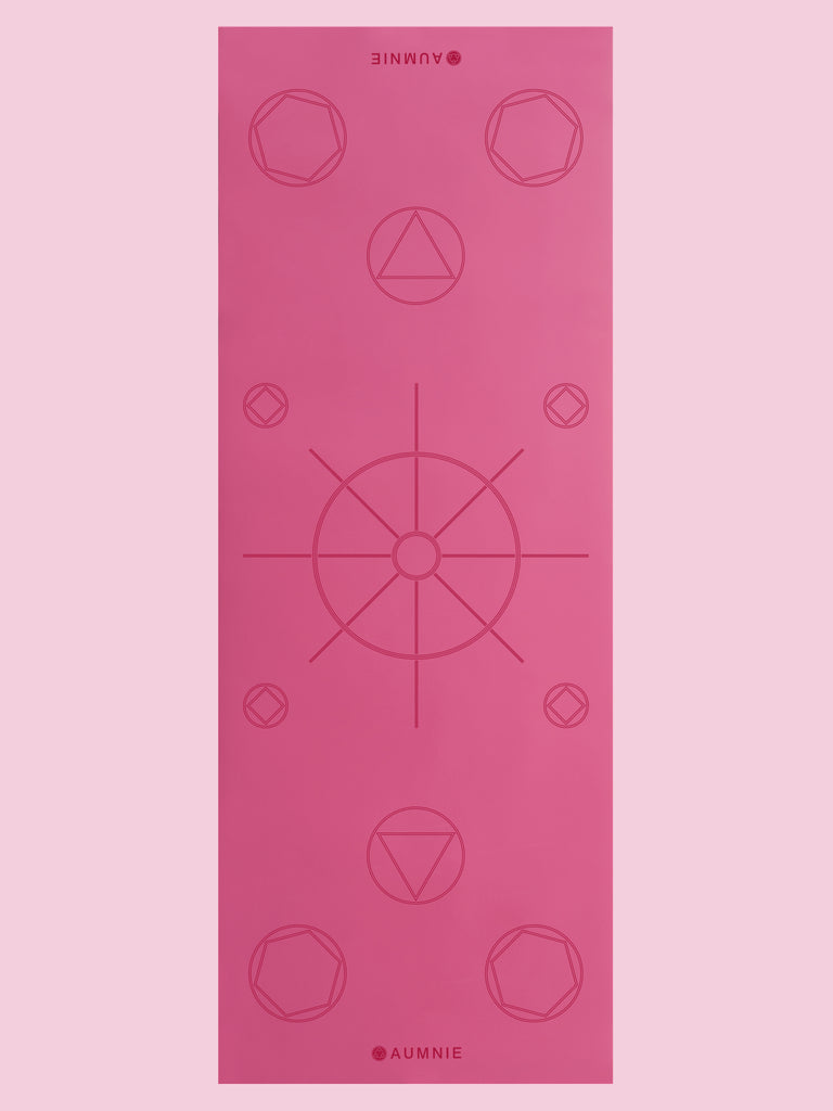 M@ QUANTUM YOGA MAT, NIRVANA, PINK