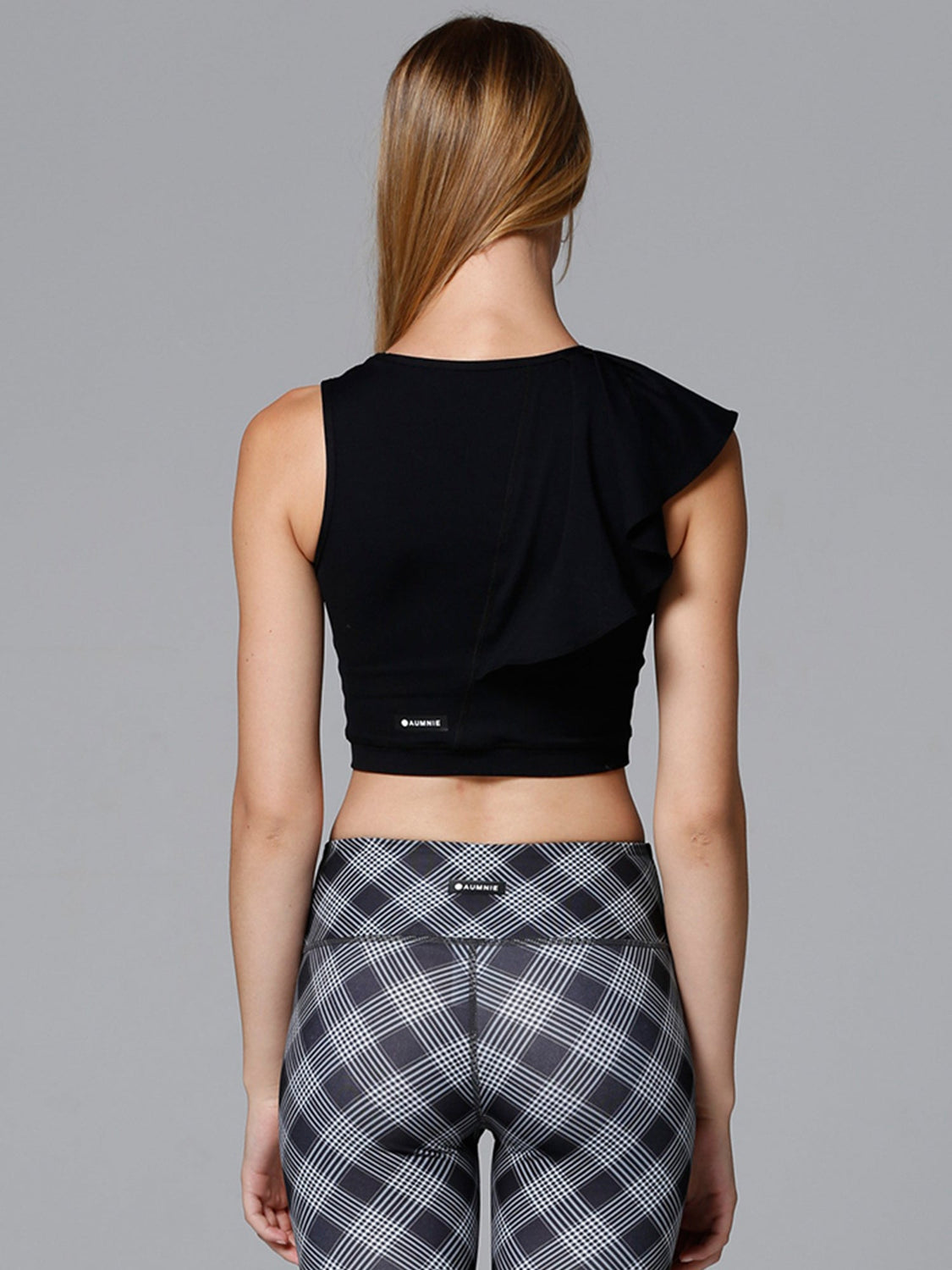 LILY CROPPED TOP, BLACK