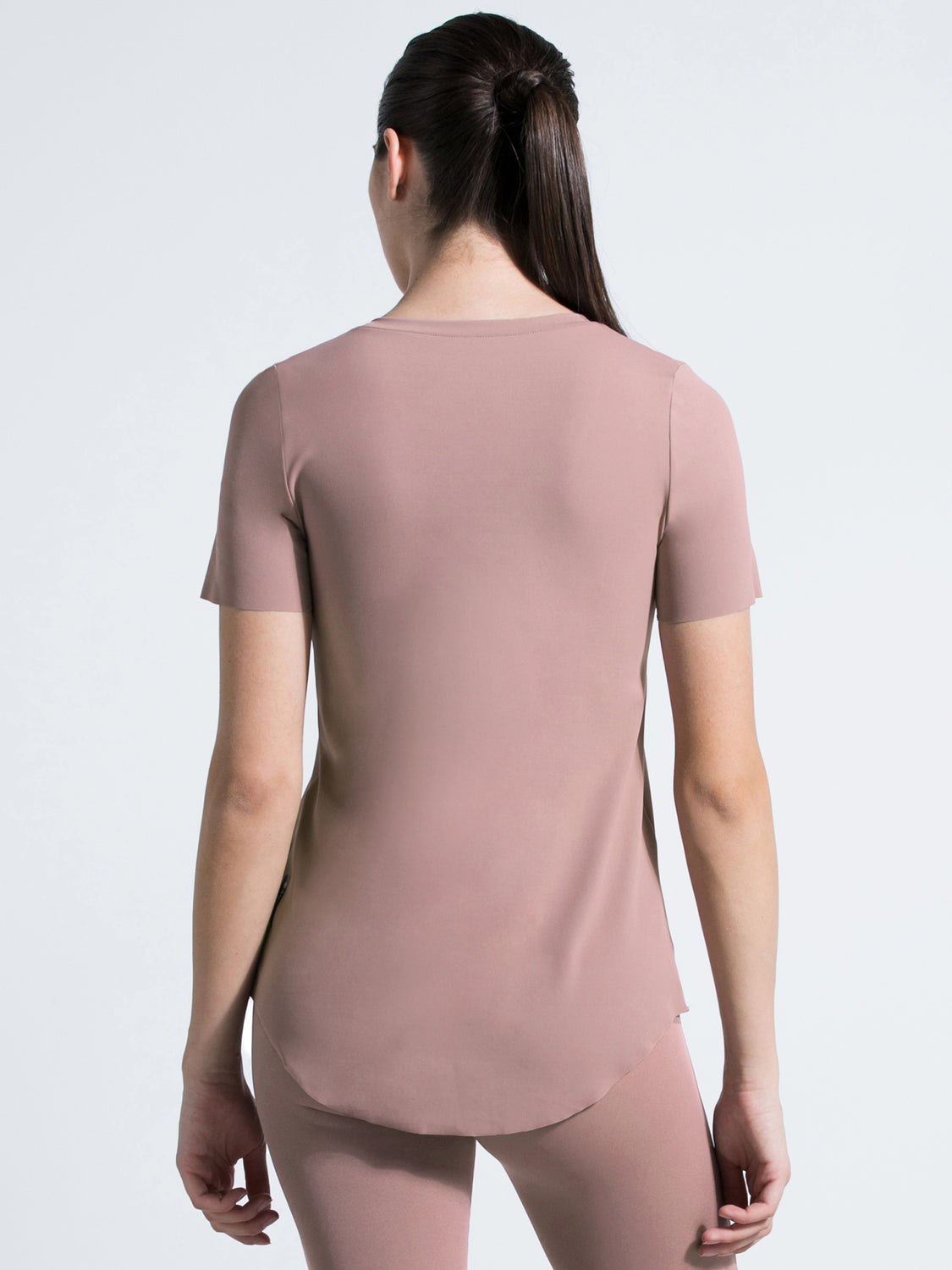 RELAXED NUDE TEE, ASH MAUVE