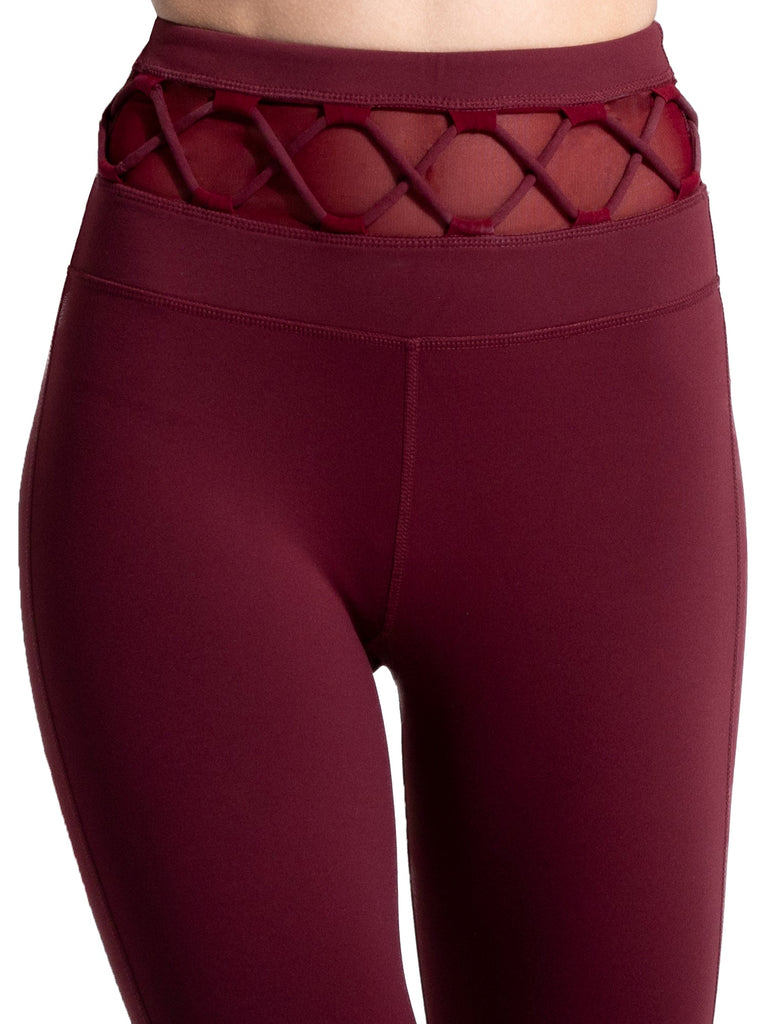 HELIX PANTS,BORDEAUX/BORDEAUX MESH